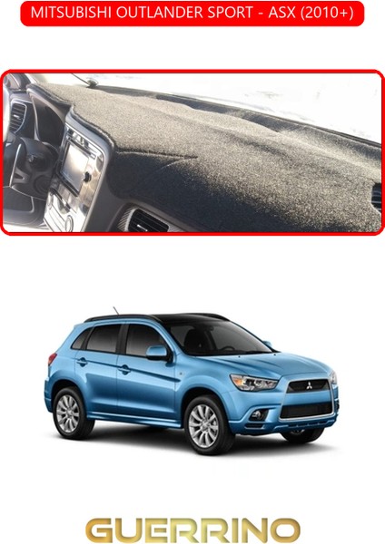 Mıtsubıshı Outlander Sport/asx 2010+TORPİDO Koruma Halısı Kırmızı Kenar
