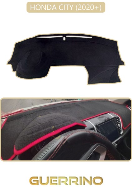 Honda Cıty 2020+TORPİDO Koruma Halısı Bej Kenar