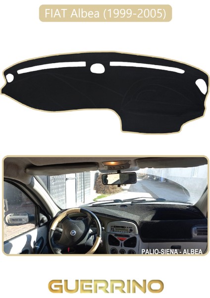 Fıat Albea 1999-2005 Modellerine Uygun Eskitorpido Koruma Halısı Bej Kenar