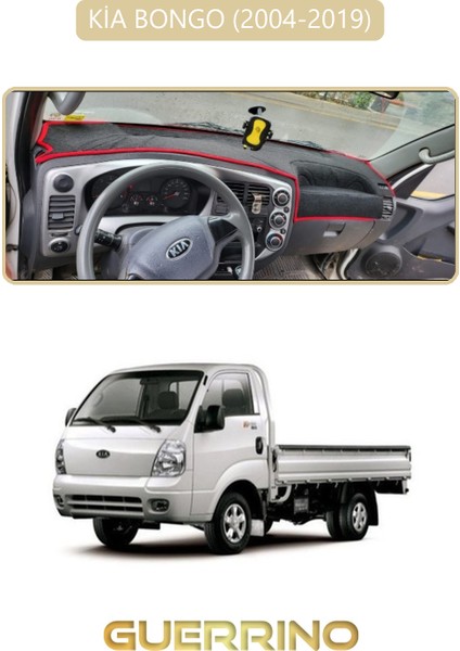 Kia Bongo 2004-2019TORPİDO Koruma Halısı Bej Kenar