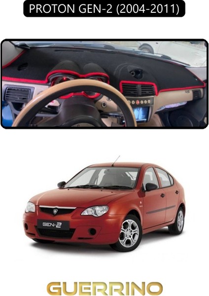Proton Gen-2 (2004-2011)TORPİDO Koruma Halısı Siyah Kenar