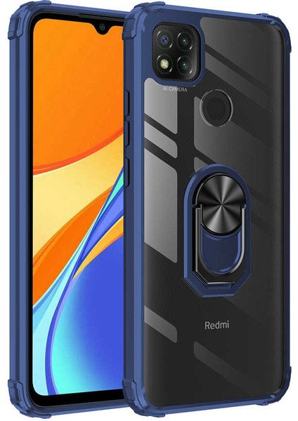 Xiaomi Redmi 9c Kılıf Hzrv Mola Kapak-Lacivert