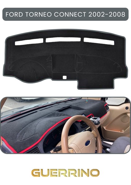 Ford Torneo Connect (2002-2008)TORPİDO Koruma Halısı Gri Kenar
