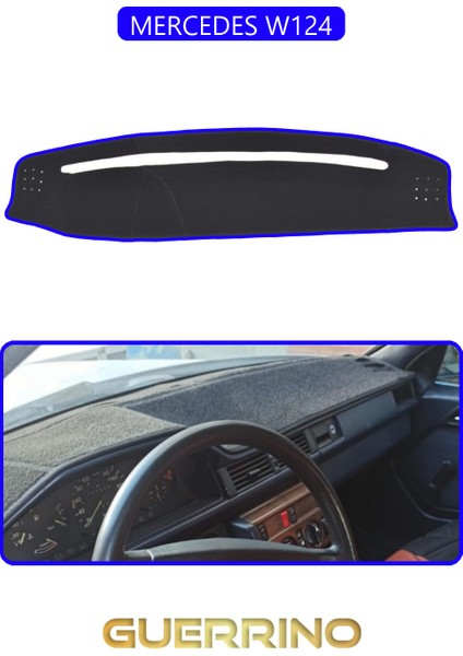 Mercedes W124TORPİDO Koruma Halısı Mavi Kenar