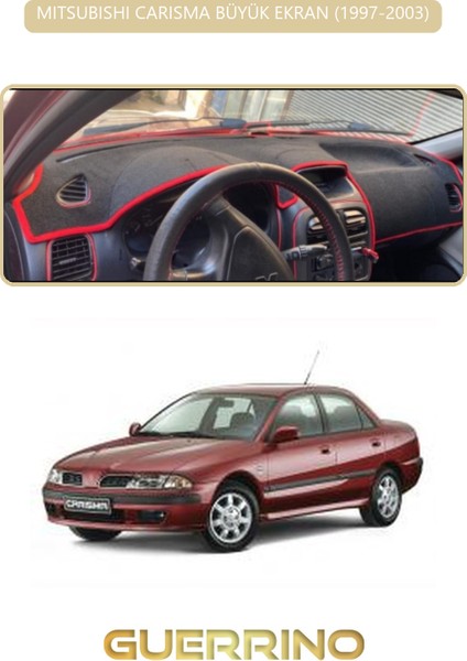 Mıtsubıshı Carısma Büyük Ekran 1997-2003TORPİDO Koruma Halısı Bej Kenar