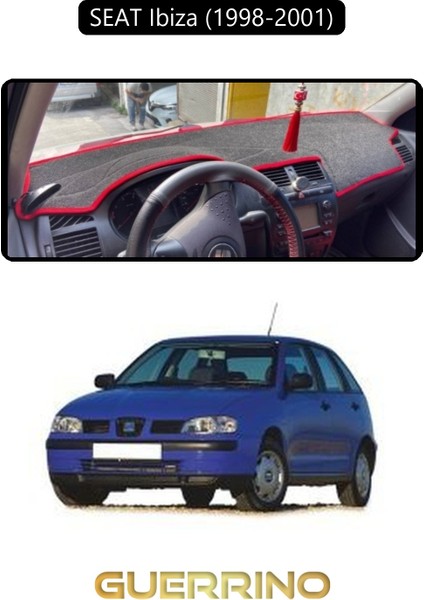 Seat Ibiza (1998-2001)TORPİDO Koruma Halısı Siyah Kenar