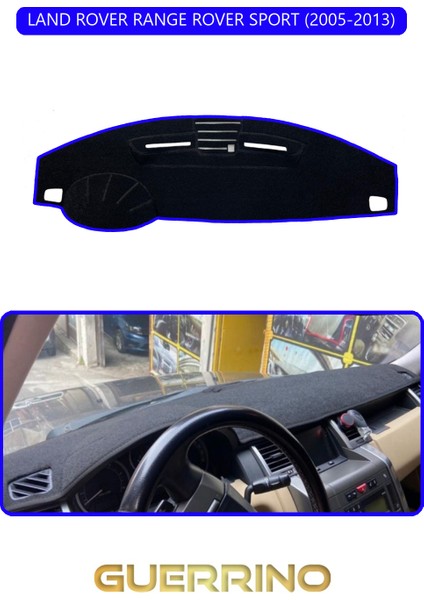 Land Rover Range Rover Sport 2005-2013TORPİDO Koruma Halısı Mavi Kenar