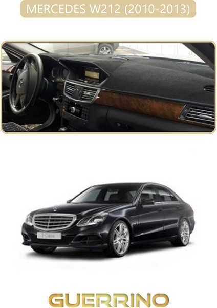 Mercedes W212 2010-2013TORPİDO Koruma Halısı Bej Kenar