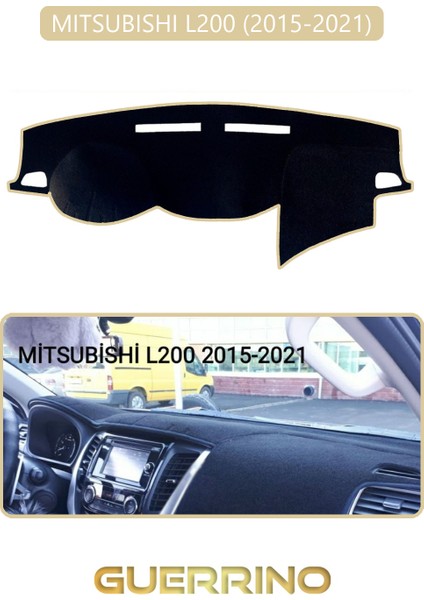 Mıtsubıshı L200 2015-2021TORPİDO Koruma Halısı Bej Kenar