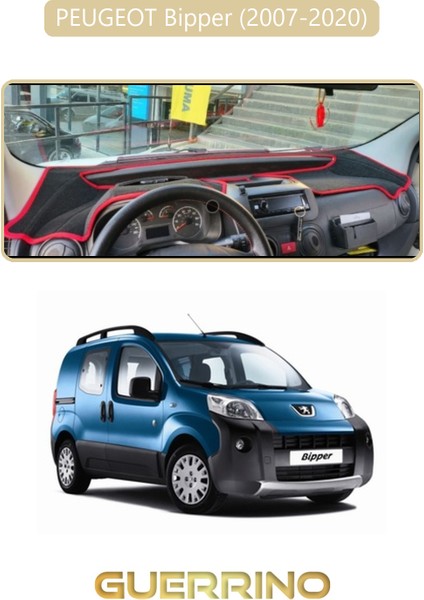 Peugeot Bipper (2007-2020)TORPİDO Koruma Halısı Bej Kenar
