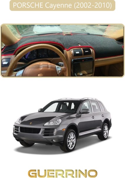 Porsche Cayenne (2002-2010) - (955 / 957; )Torpido Koruma Halısı Bej Kenar