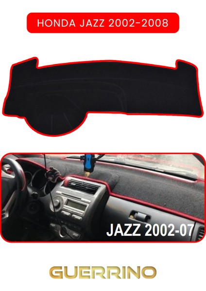 Honda Jazz 2002-2008TORPİDO Koruma Halısı Kırmızı Kenar