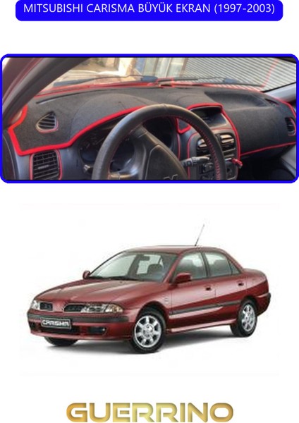 Mıtsubıshı Carısma Büyük Ekran 1997-2003TORPİDO Koruma Halısı Mavi Kenar