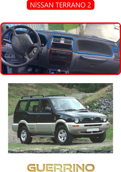 Nissan Terrano 2torpido Koruma Halısı Kırmızı Kenar