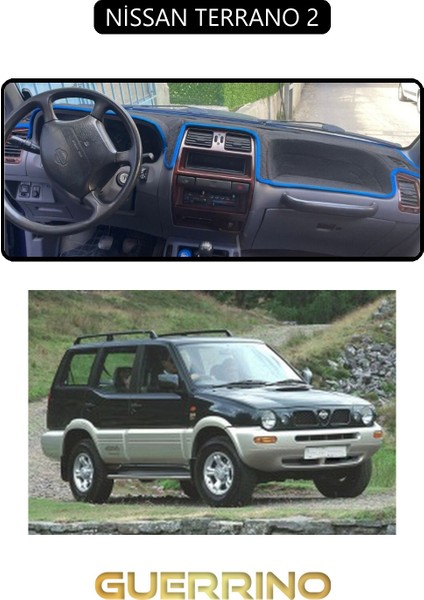 Nissan Terrano 2torpido Koruma Halısı Siyah Kenar