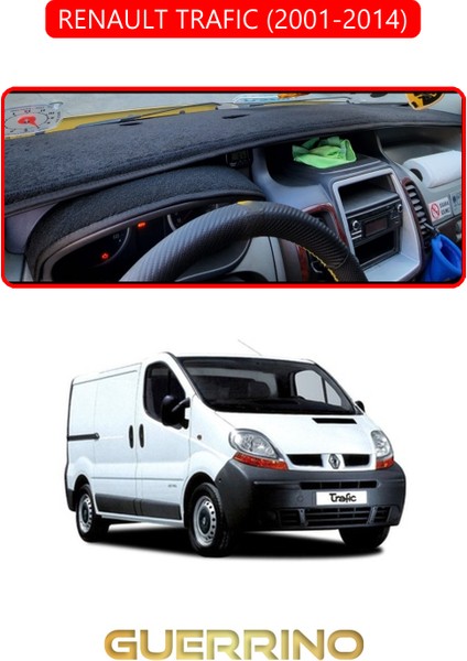 Renault Trafıc (2001-2014)TORPİDO Koruma Halısı Kırmızı Kenar