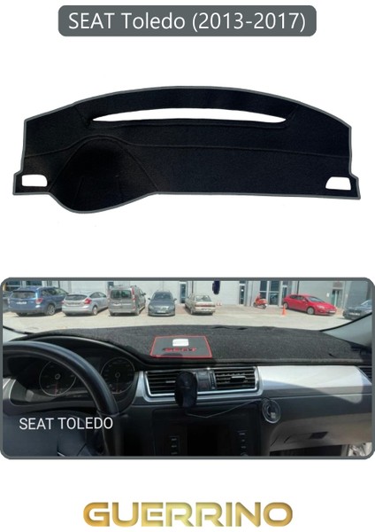 Seat Toledo (2013-2017)TORPİDO Koruma Halısı Gri Kenar