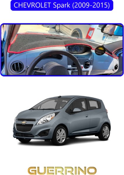 Chevrolet Spark (2009-2015), Ravon R2,torpido Koruma Halısı Mavi Kenar