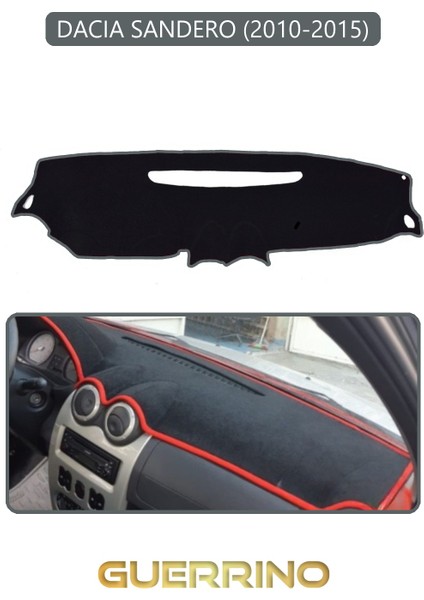 Dacıa Sandero 2010-2015TORPİDO Koruma Halısı Gri Kenar