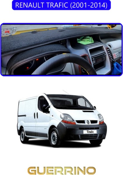 Renault Trafıc (2001-2014)TORPİDO Koruma Halısı Mavi Kenar