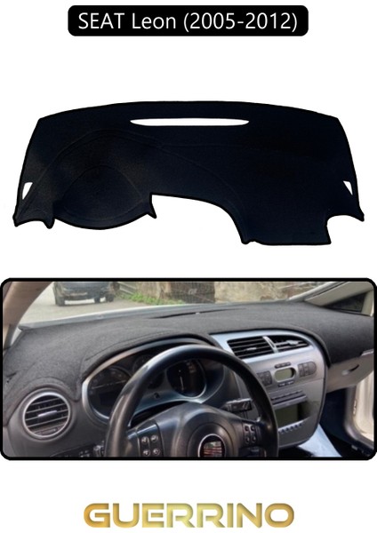Seat Leon (2005-2012)TORPİDO Koruma Halısı Siyah Kenar