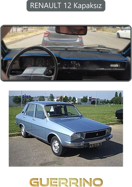 Renault 12 - Toros Kapaksıztorpido Koruma Halısı Gri Kenar