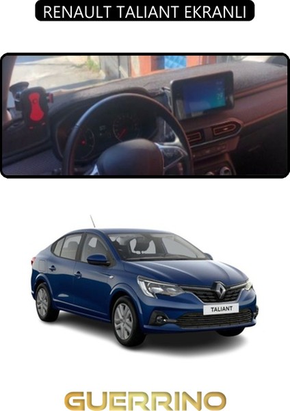 Renault Talıant Ekranlıtorpido Koruma Halısı Siyah Kenar