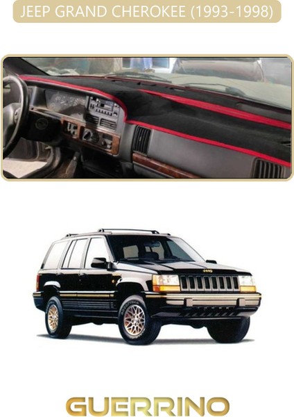Jeep Grand Cherokee 1993-1998TORPİDO Koruma Halısı Bej Kenar