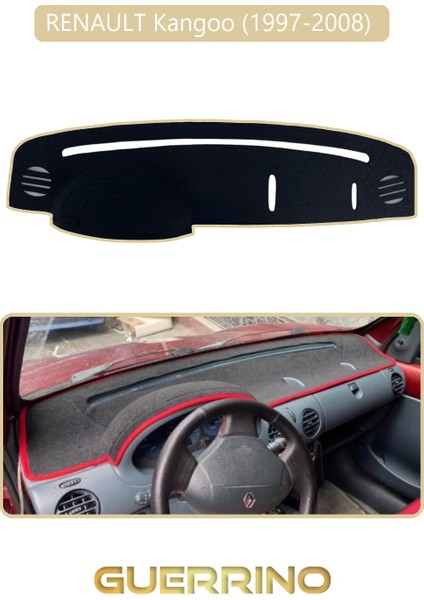 Renault Kangoo (1997-2008) Torpido Koruma Halısı Bej Kenar