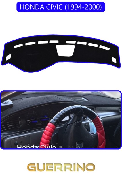 Honda Cıvıc 1994-2000TORPİDO Koruma Halısı Mavi Kenar