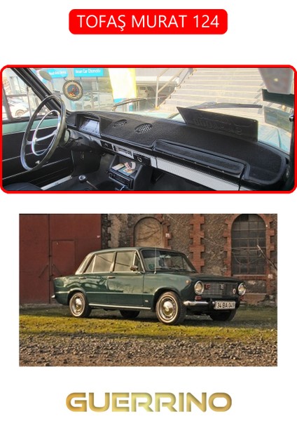 Tofaş Murat 124TORPİDO Koruma Halısı Kırmızı Kenar