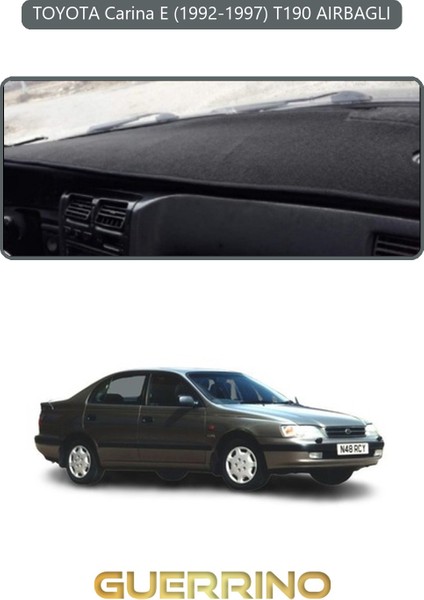 Toyota Carina E (1992-1997) T190TORPİDO Koruma Halısı Gri Kenar