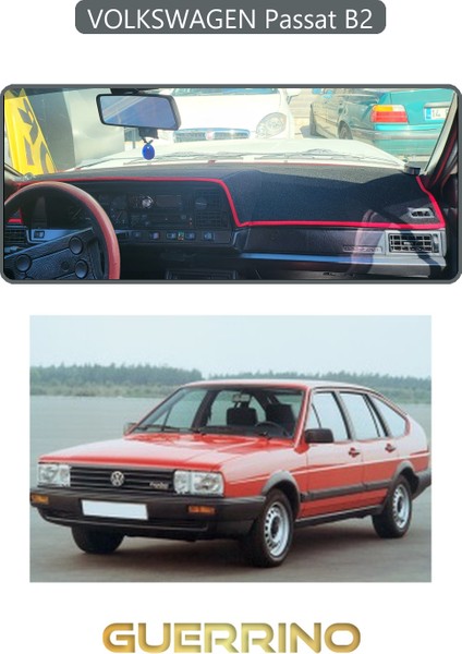 Volkswagen Passat B2TORPİDO Koruma Halısı Gri Kenar