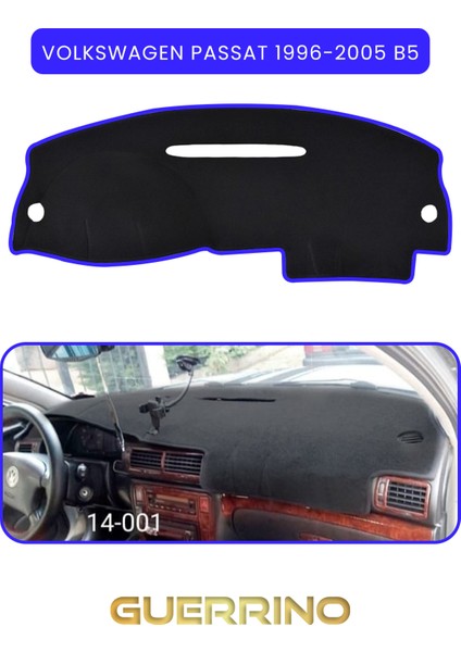 Volkswagen Passat (1996-2005) - (B5; )Torpido Koruma Halısı Mavi Kenar