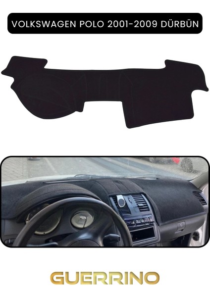 Volkswagen Polo (2001-2009) Dürbün Torpido Koruma Halısı Siyah Kenar