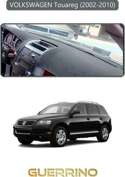 Volkswagen Touareg (2002-2010) ;torpido Koruma Halısı Gri Kenar