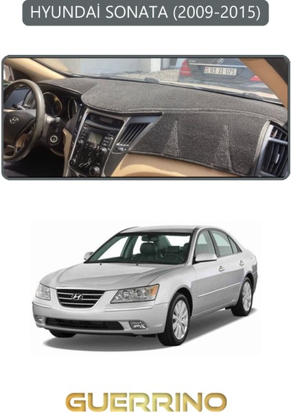 Hyundai Sonata 2009-2015TORPİDO Koruma Halısı Gri Kenar