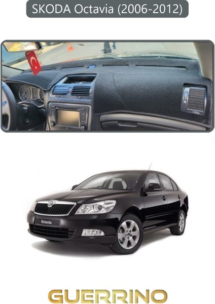 Skoda Octavia (2009-2012)TORPİDO Koruma Halısı Gri Kenar