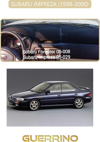 Subaru Imprezza (1998-2000)TORPİDO Koruma Halısı Bej Kenar