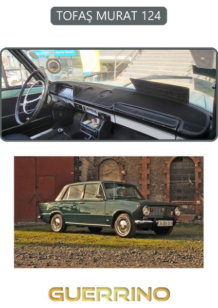 Tofaş Murat 124TORPİDO Koruma Halısı Gri Kenar