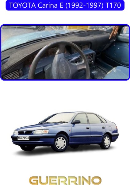 Toyota Carina E (1992-1997) T170TORPİDO Koruma Halısı Mavi Kenar