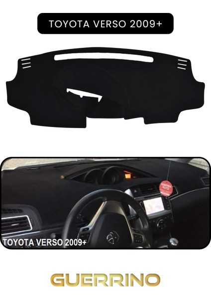 Toyota Verso (2009+)TORPİDO Koruma Halısı Siyah Kenar