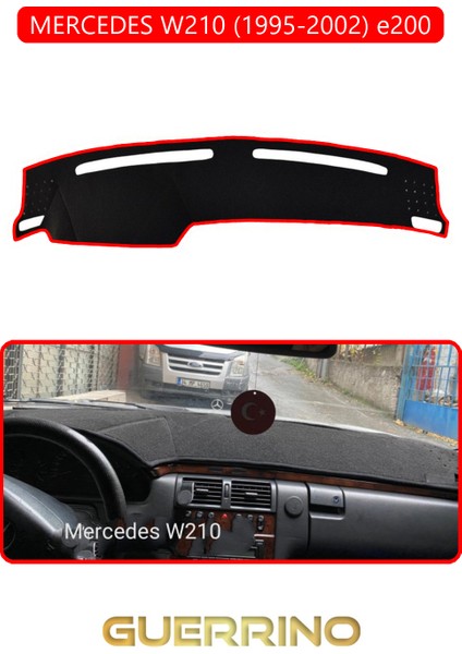Mercedes W210 1995-2002 E200TORPİDO Koruma Halısı Kırmızı Kenar