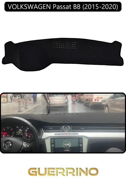 Volkswagen Passat B 8 (2015-2020)TORPİDO Koruma Halısı Siyah Kenar