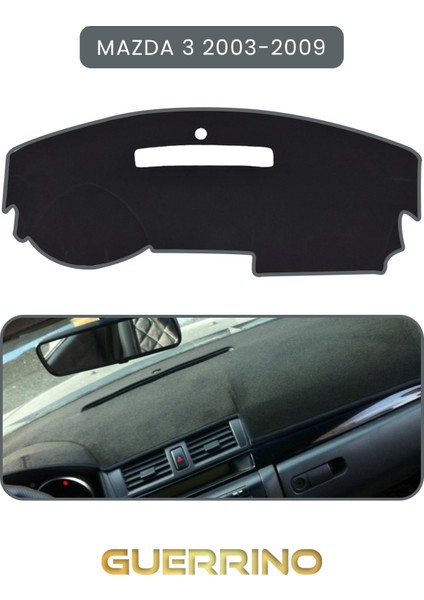 Mazda 3 2003-2009TORPİDO Koruma Halısı Gri Kenar