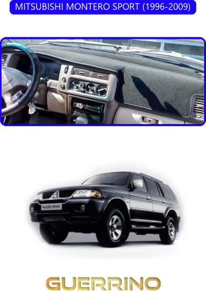 Mıtsubıshı Montero Sport 1996-2009TORPİDO Koruma Halısı Mavi Kenar