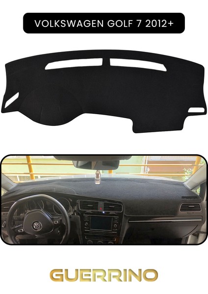 Volkswagen Golf 7 (2012+)TORPİDO Koruma Halısı Siyah Kenar