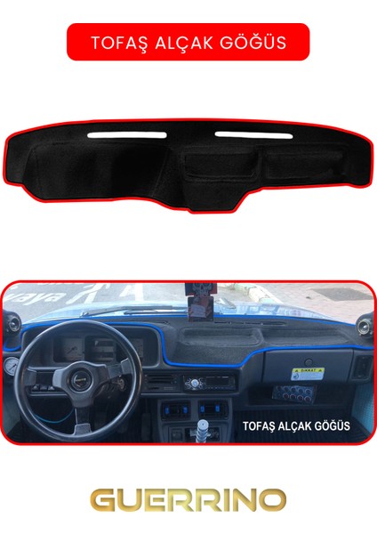 Tofaş Alçak Gögüstorpido Koruma Halısı Kırmızı Kenar