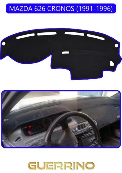Mazda 626 Cronos 1991-1996TORPİDO Koruma Halısı Mavi Kenar