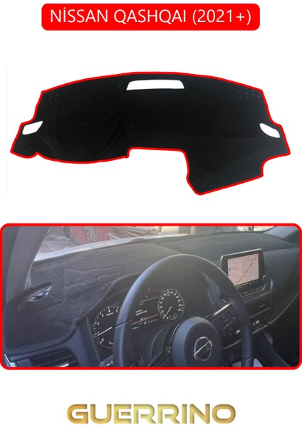Nissan Qashqaı 2021 +Torpido Koruma Halısı Kırmızı Kenar